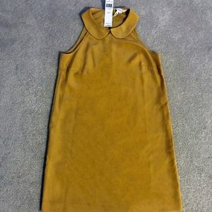 BCBGeneration Mustard Yellow Shift Dress Small NWT